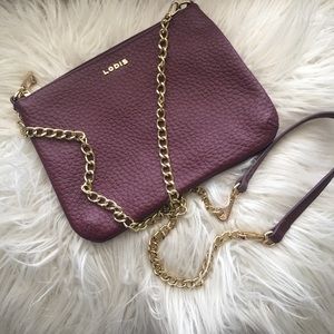 LODIS Leather Cross Body 5 in 1 Bag/Purse